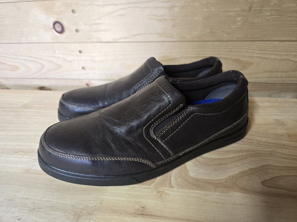 Men's Florsheim Work Comfort Gel 3.0 FS2620 Size 8D Used Brown Leather